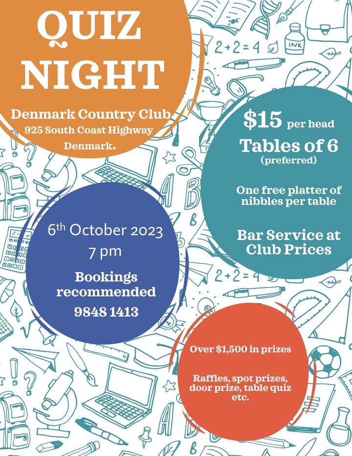 2023 Quiz Night Poster